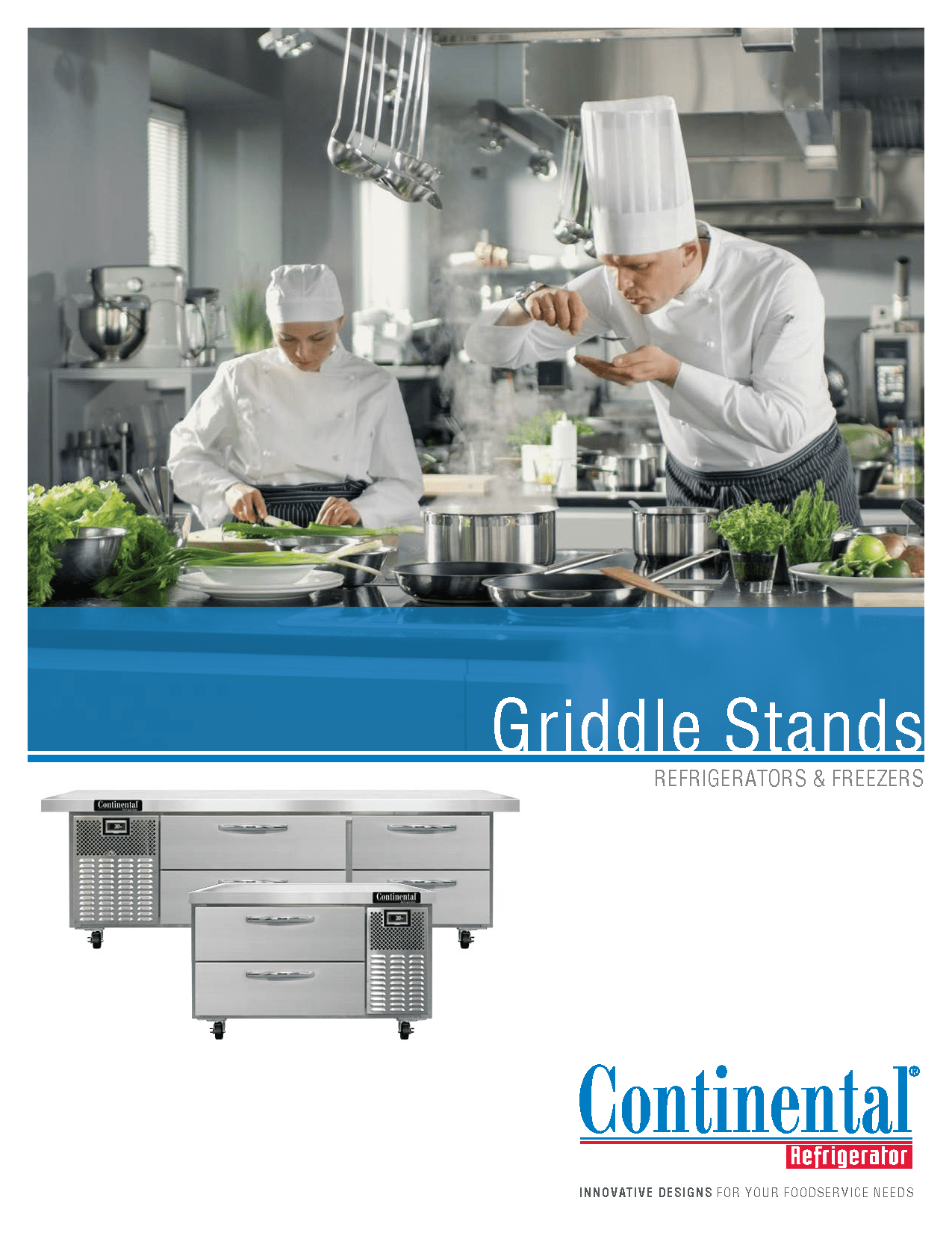 Griddle Stand Refrigerators Brochure
