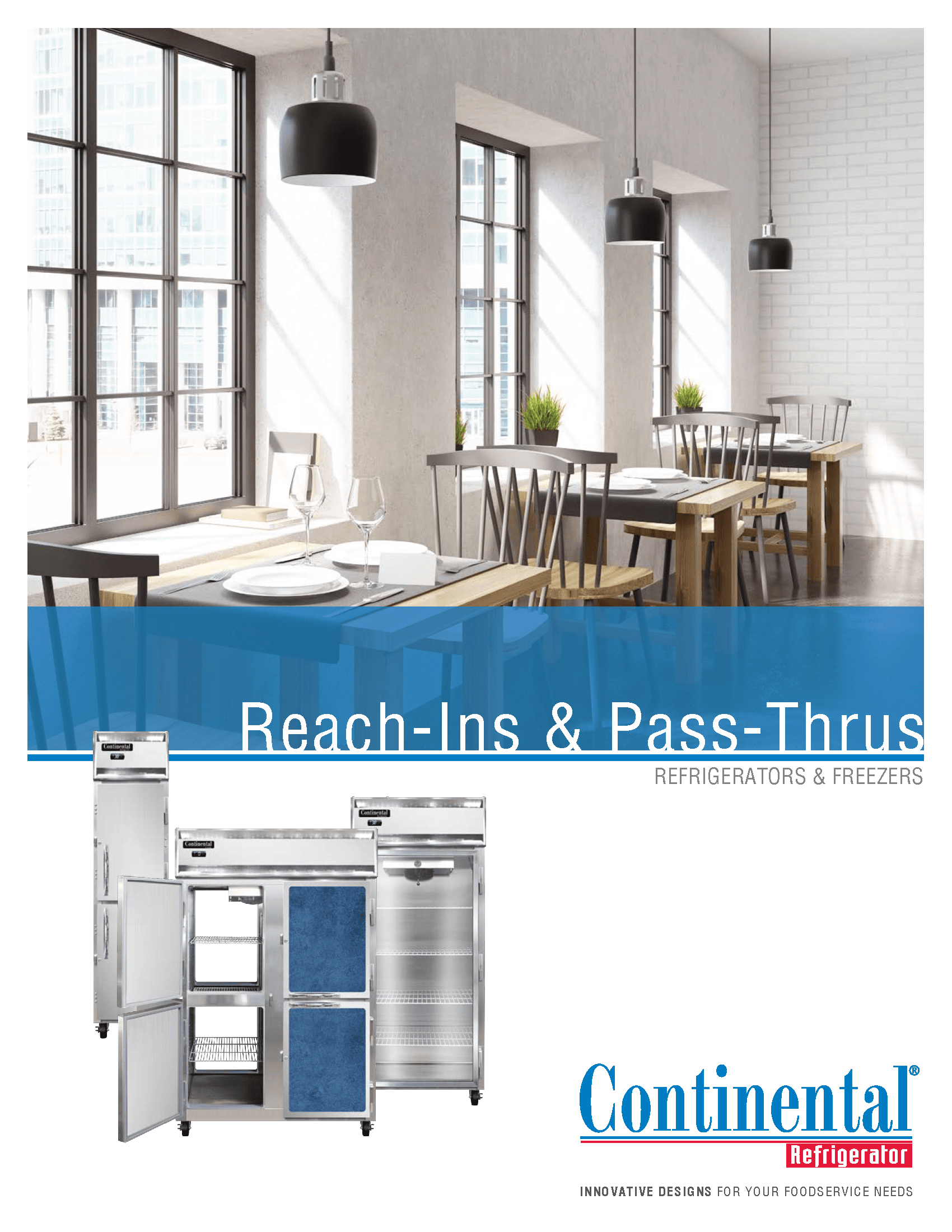 Brochure: Reach-In and Pass-Thru Refrigerators