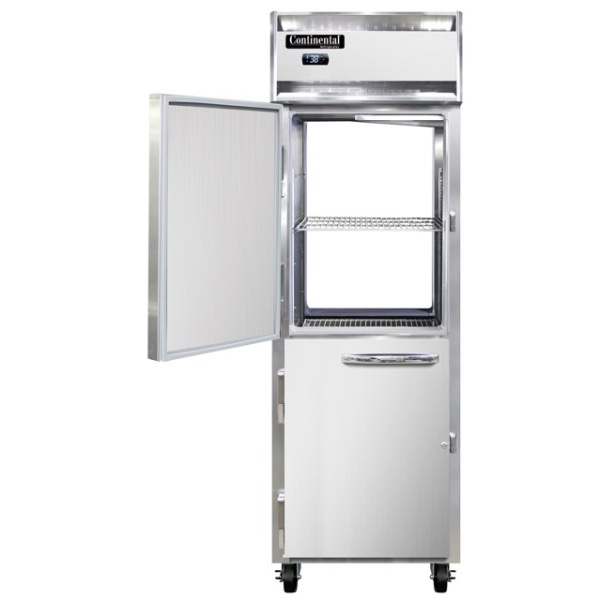 1RNPTHD 1-Section Commercial Pass-Thru Refrigerator