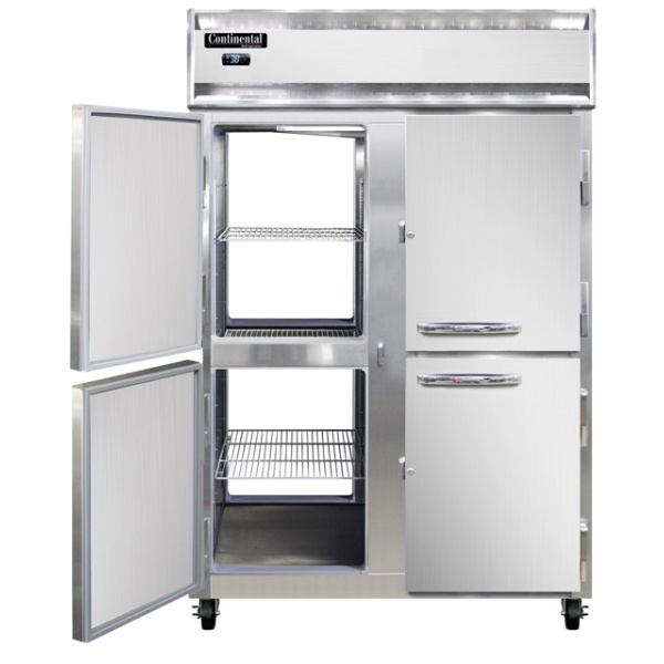 2RNPTHD 2-Section Commercial Pass-Thru Refrigerator