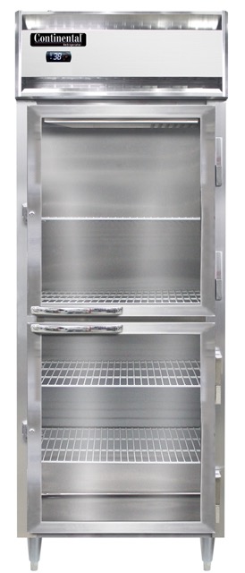 D1RENGDHD 1-Section Commercial Designer Line Reach-In Display Refrigerator