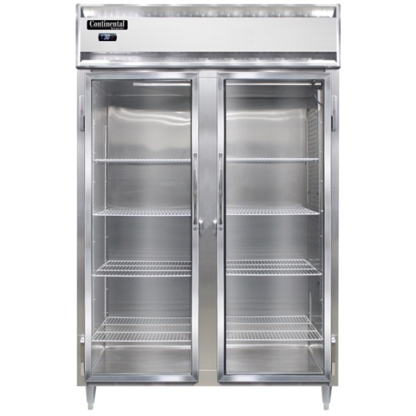 D2RNGD 2-Section Commercial Designer Line Reach-In Display Refrigerator