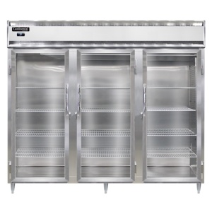 D3RENGD 3-Section Commercial Designer Line Reach-In Display Refrigerator