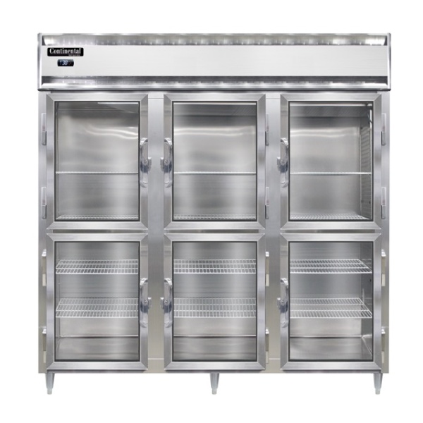 D3RNGDHD 3-Section Commercial Designer Line Reach-In Display Refrigerator