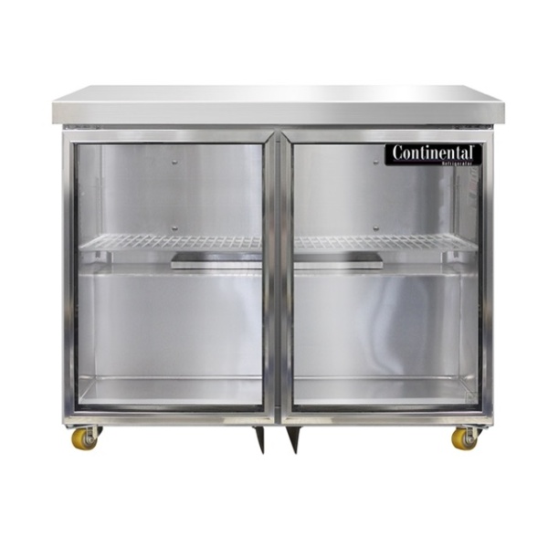 SW36NGD-U 36" Commercial Undercounter Display Refrigerator