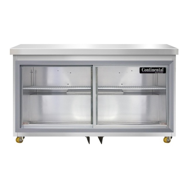 SW48NSGD-U 48" Commercial Undercounter Display Refrigerator