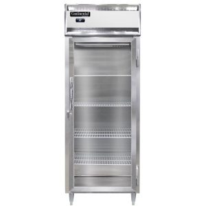 D1RENPT-GD-SD Designer Line 1-Section Display Commercial Pass-Thru Refrigerator Extra Wide