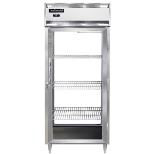 D1RXNPT-GD-GD Designer Line 1-Section Display Commercial Pass-Thru Refrigerator Extra Wide