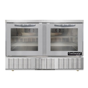 UCF48NGD 48" Commercial Display Front Breathing Undercounter Freezer